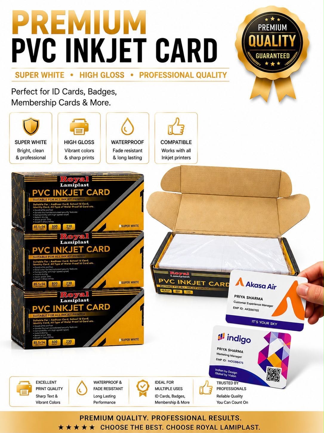 Imported PVC Inkjet Card Mumbai